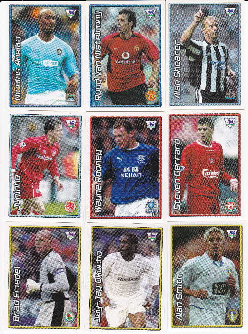 2004 Sugar Puffs Premier Football Stickers (1)