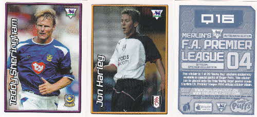 2004 Sugar Puffs Premier Football Stickers (3)