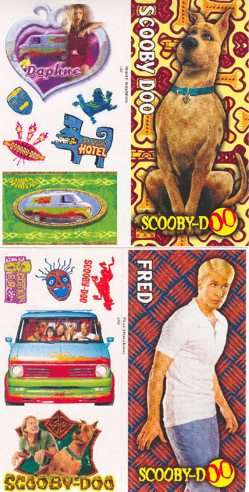 2002 Sugar Puffs Scooby Doo stickers 1
