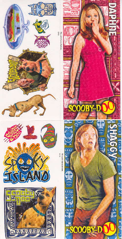 2002 Sugar Puffs Scooby Doo stickers 2