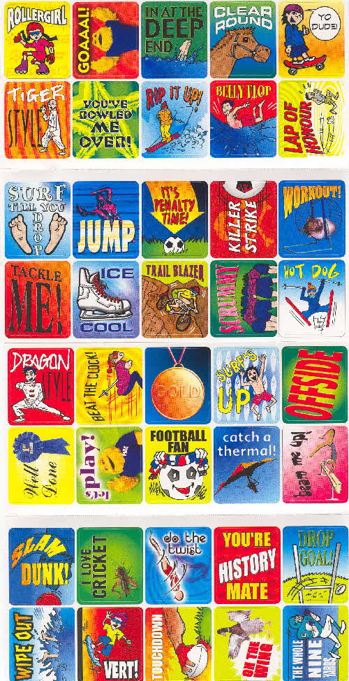 2002 Sugar Puffs Sporting Stickers 3