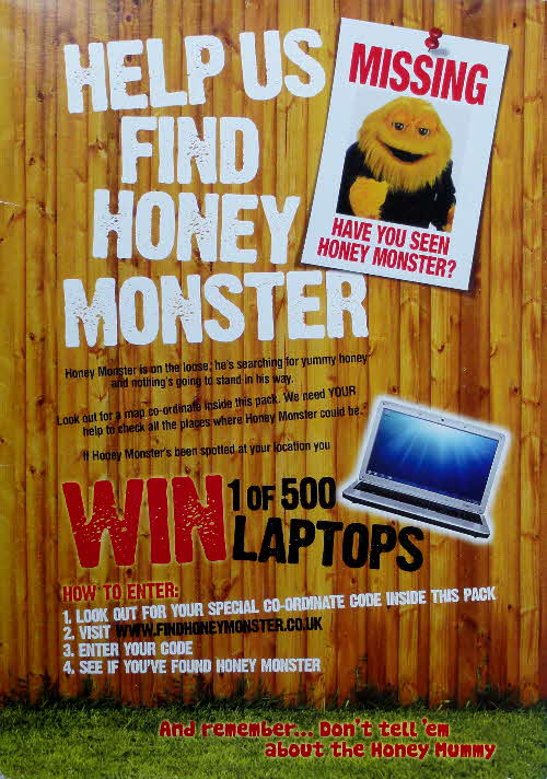 2011 Sugar Puffs Help us Find Honey Monster Competition