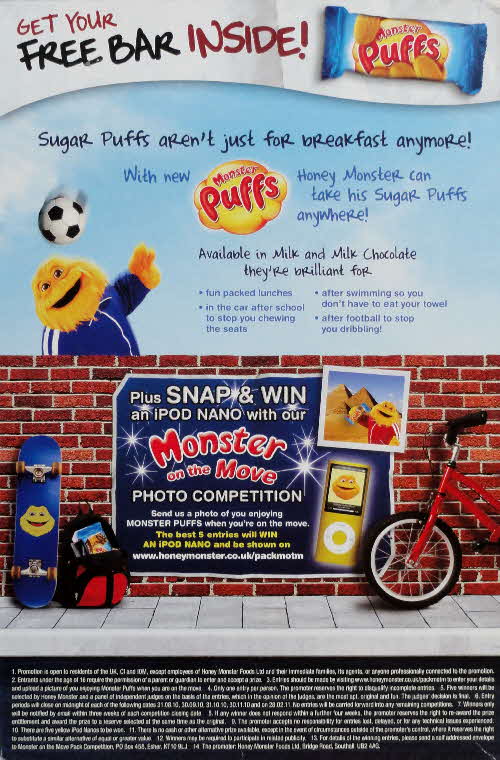 2010 Sugar Puffs Free Cereal Bar & Photo Competition
