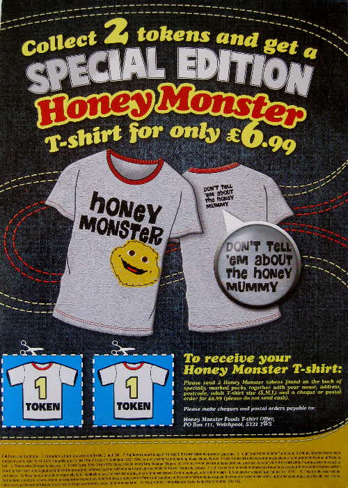 2010 Sugar Puffs Special Edition Honey Monster T Shirt