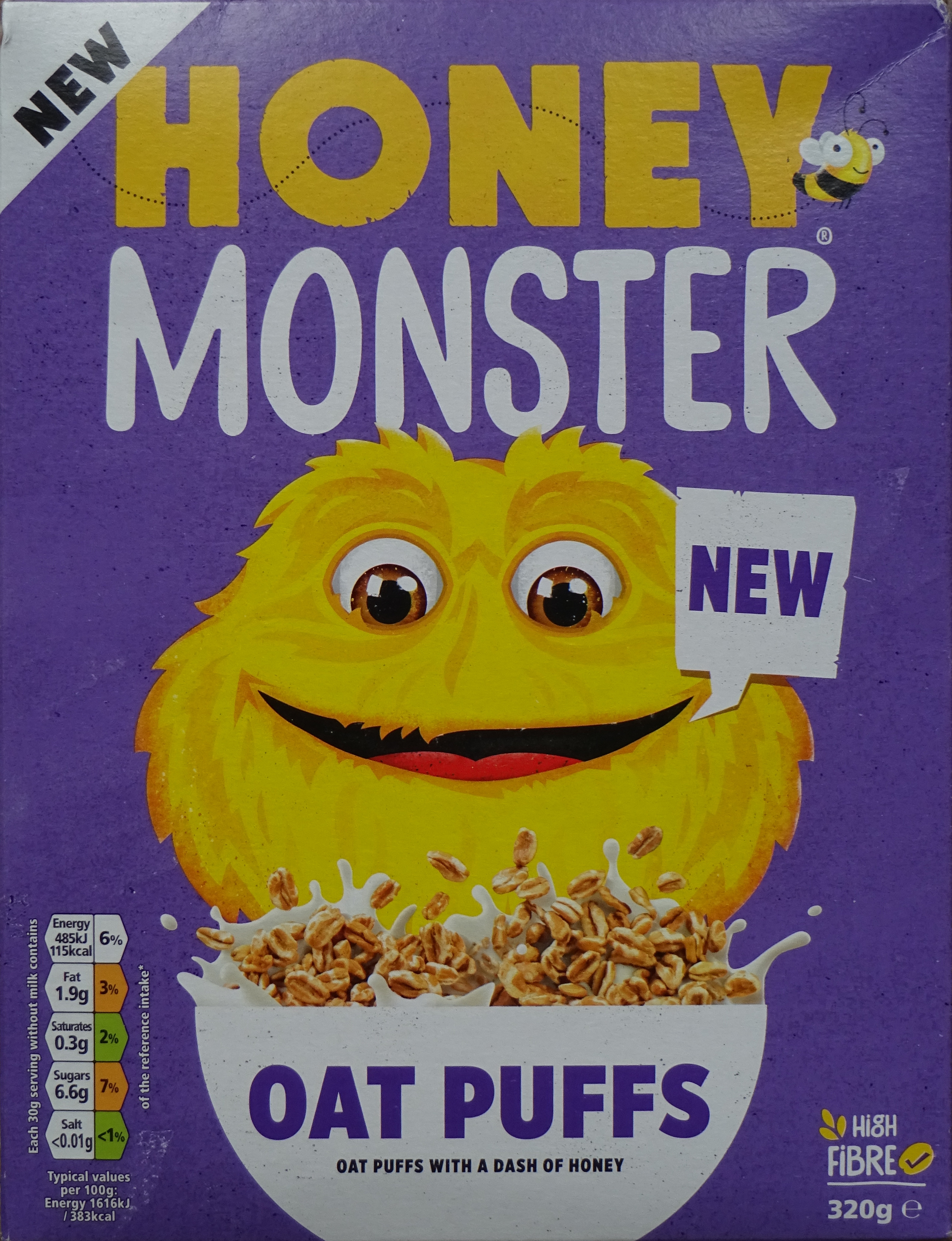 2017 Honey Monster Oat Puffs (2)1 small