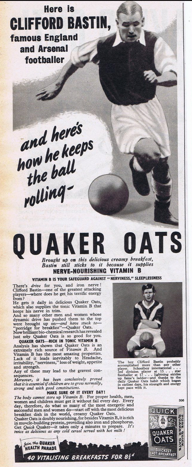 1938 Quaker Oats advert