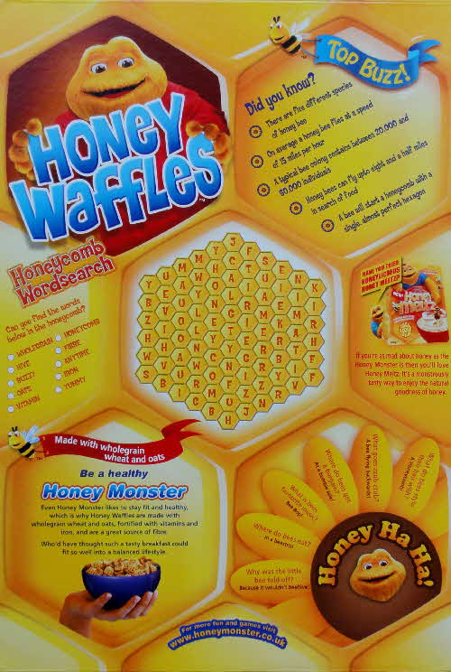 2007 Honey Waffles Wordsearch