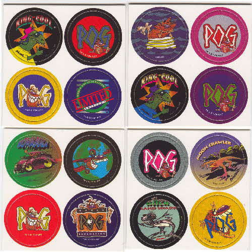 1995 Chex Pogs Milk Caps series 1 1