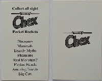 1995 Chex Pocket Rocket Mini Books - insert