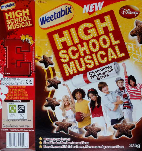 2009 Weetabix High School Musical front