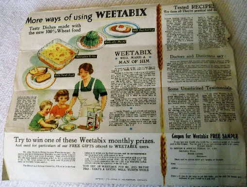 1930s Weetabix Leaflet 2