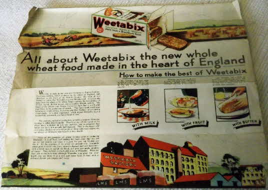 1930s Weetabix Leaflet