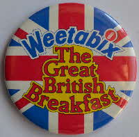 1980s Weetabix Great British Breakfast badge