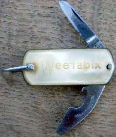 Weetabix Promotional penknife (betr)