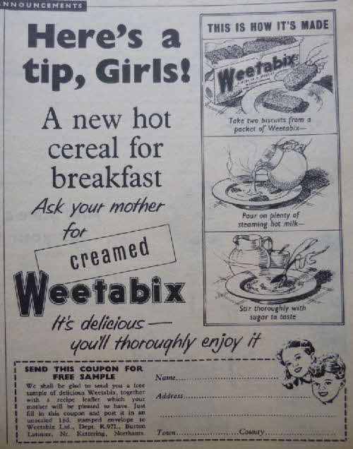 1955 Weetabix Recipe Booklet