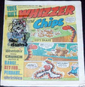 1984 Weetabix Shrinkee Crunch Whizzer & Chips Comic (betr)