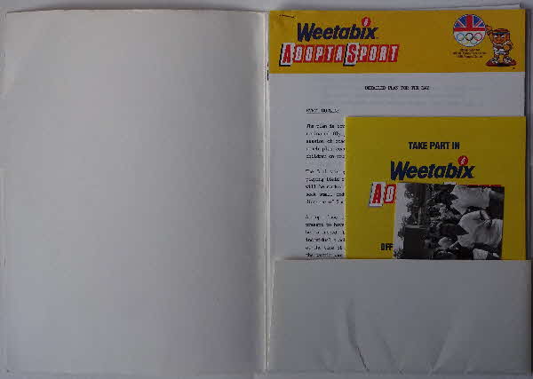 1986 Weetabix AdoptaSport Pack  Folder (2)