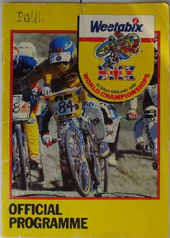 1986 Weetabix BMX Championship programme (1)