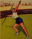 1958 Ready Brek Sporting Thrills No 4 Javelin1 small