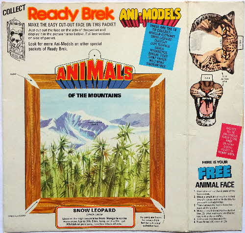 1970s Ready Brek Animodels - Leopard