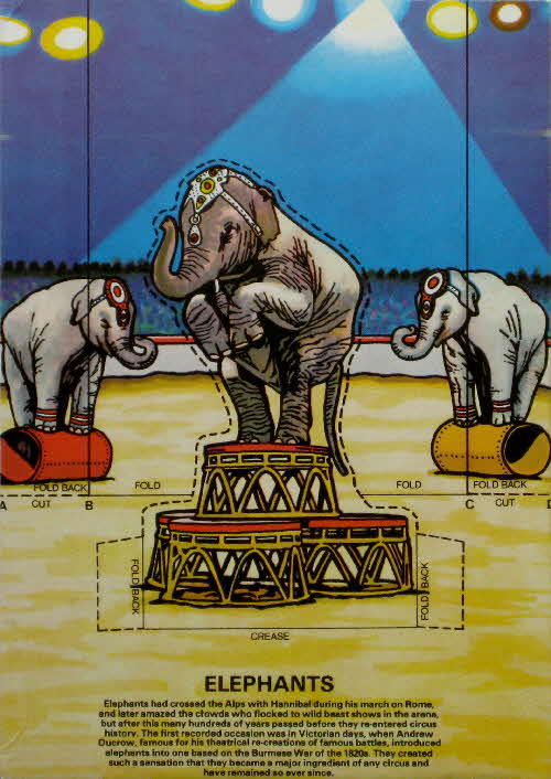1970s Ready Brek Circus Elephant