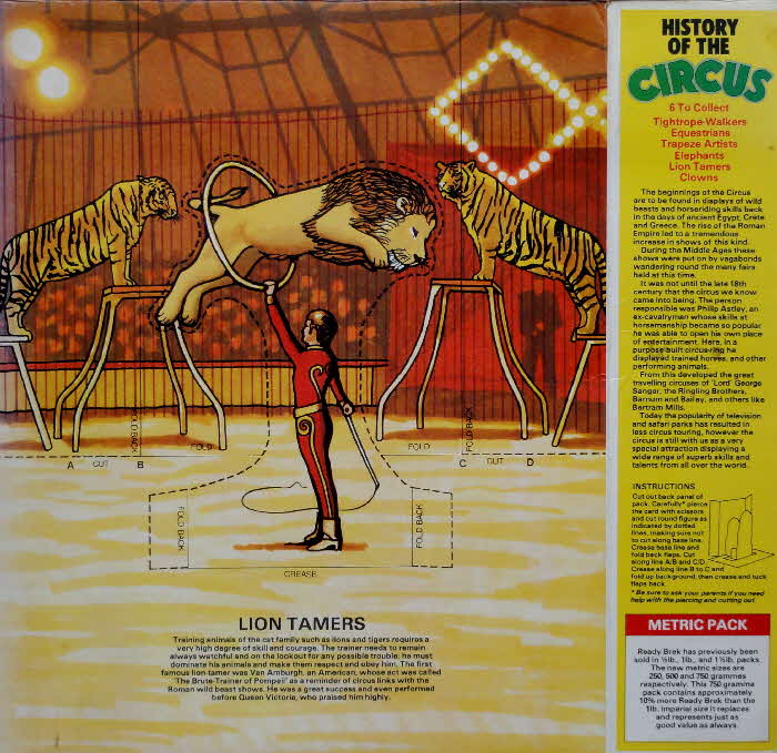1970s Ready Brek Circus Lion Tamer1
