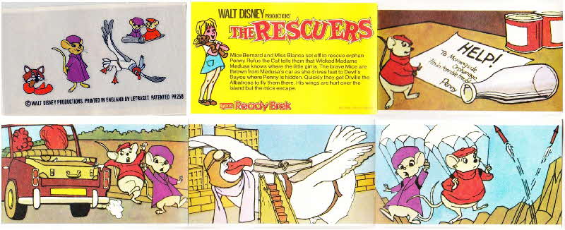 1977 Ready Brek Disney Rescuers (2)