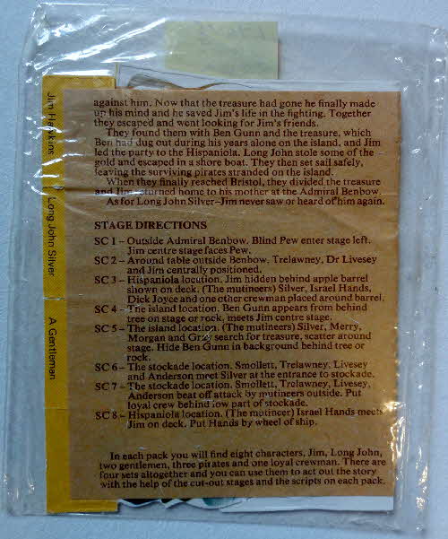 1975 Ready Brek Treasure Island Cards and script (2)