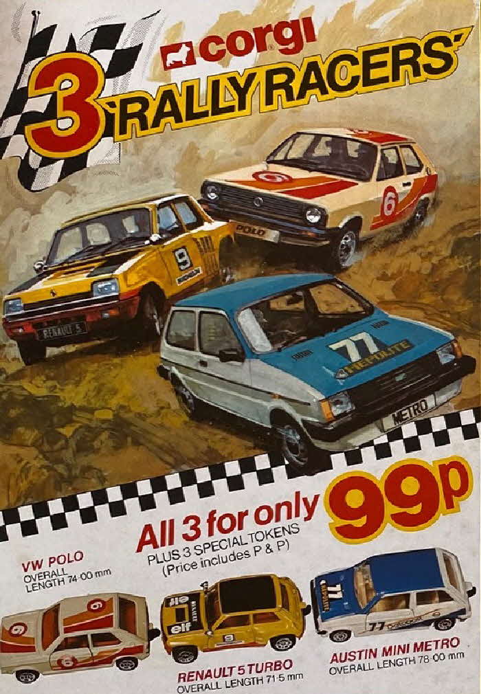 1982 Ready Brek Corgi Rally Racers