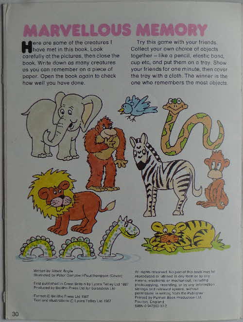 1987 Ready Brek 50 Brilliant things to Do Before Breakfast Book (17)
