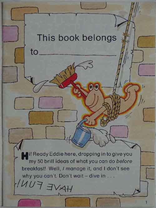 1987 Ready Brek 50 Brilliant things to Do Before Breakfast Book (3)