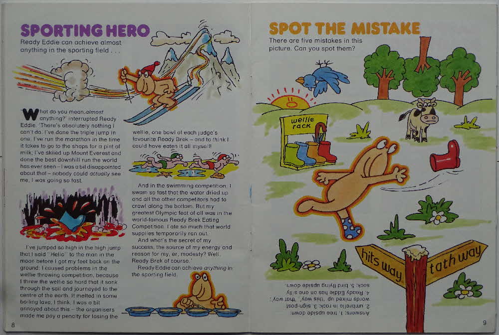1987 Ready Brek 50 Brilliant things to Do Before Breakfast Book (7)