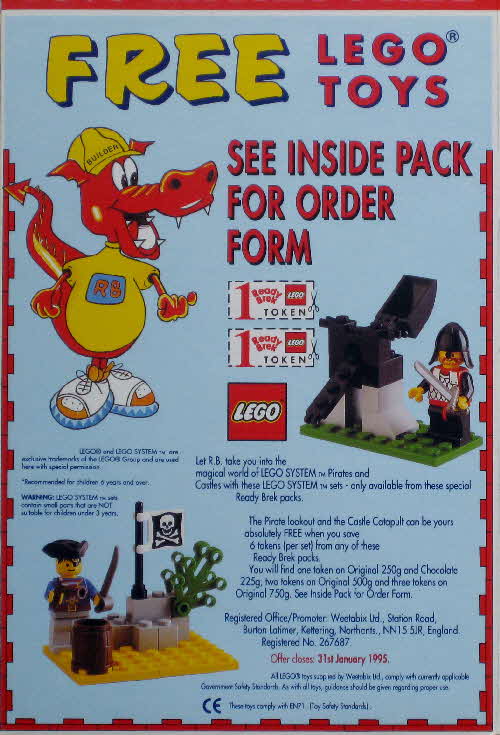 1994 Ready Brek Lego offer