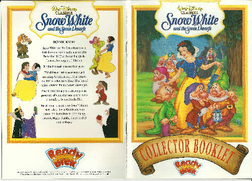 1994 Ready Brek Snow White Moving Cards booklet (1)