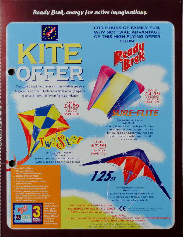 2002 Ready Brek Kite Offer