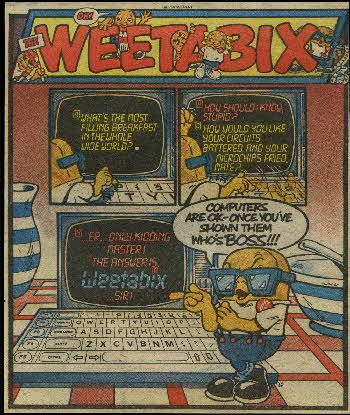 1985 Weetabix Computers Advert
