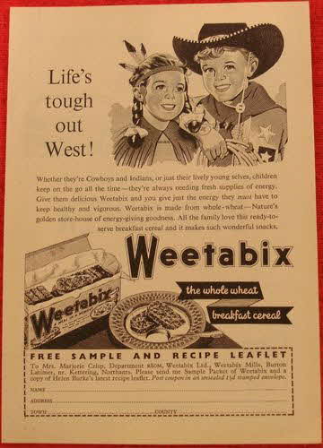 1955 Weetabix Free Sample & Leaflet (betr)