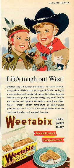 1955 Weetabix ad