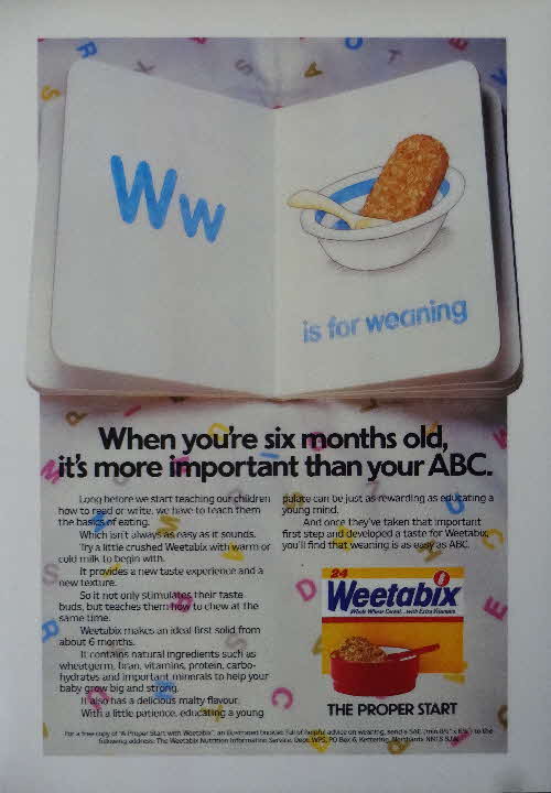 1990s Weetabix 6 Months Up Advert (4)