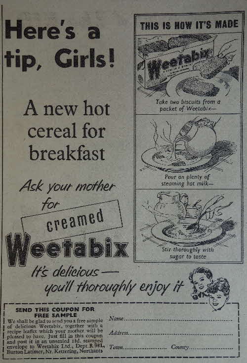 1956 Weetabix Free Recipe book