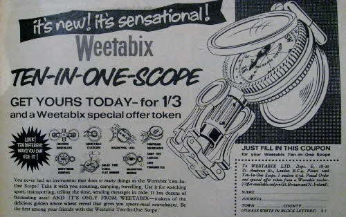 1962 Weetabix 10 in 1 Scope 3