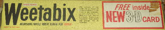 1962 Weetabix 10 in 1 Scope pkt (2)
