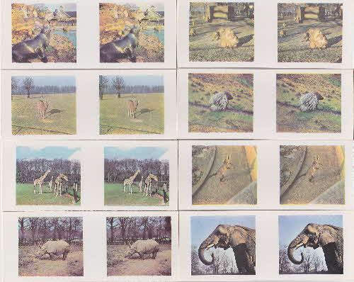 1960 Weetabix Animal 3D Cards 2 front