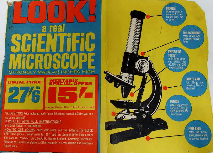 1954 Weetabix Microscope