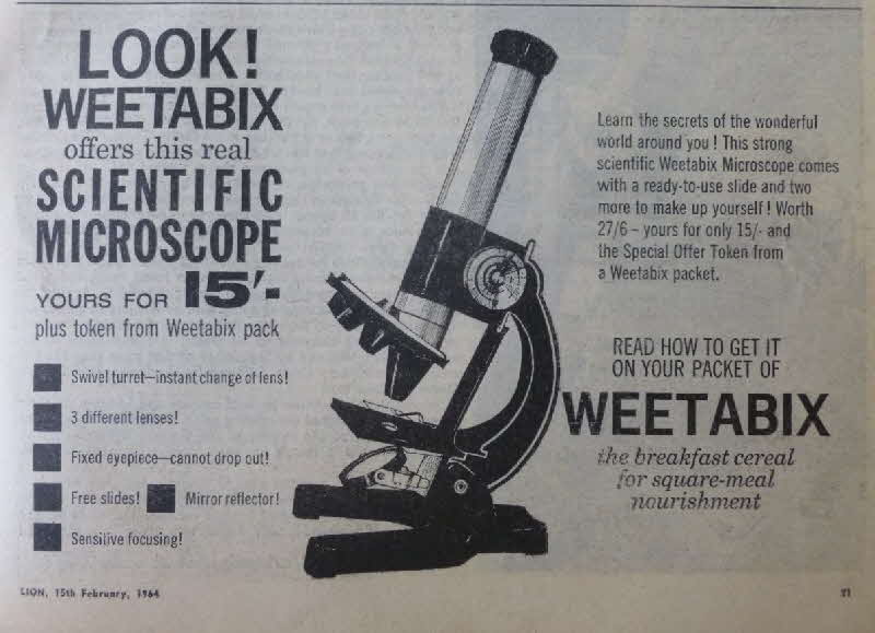 1964 Weetabix Microscope