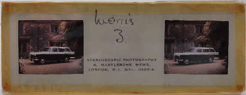 1963 Weetabix British Cars 3D cards - Morris