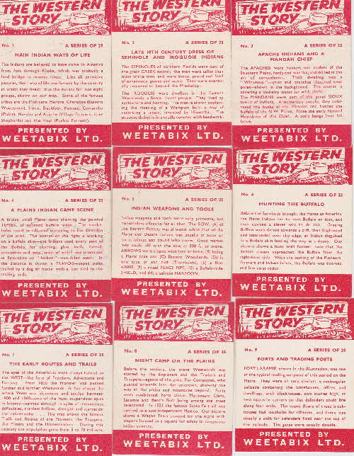 1959 Weetabix Western Story reverse (1)