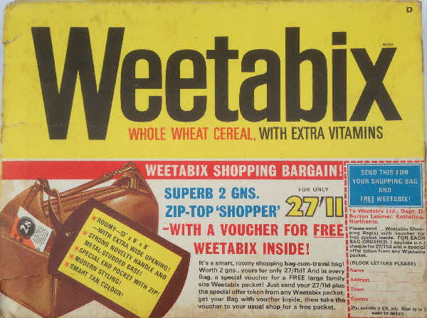 1967 Weetabix Shopping Bag