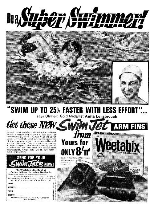 1966 Weetabix Swim Jets