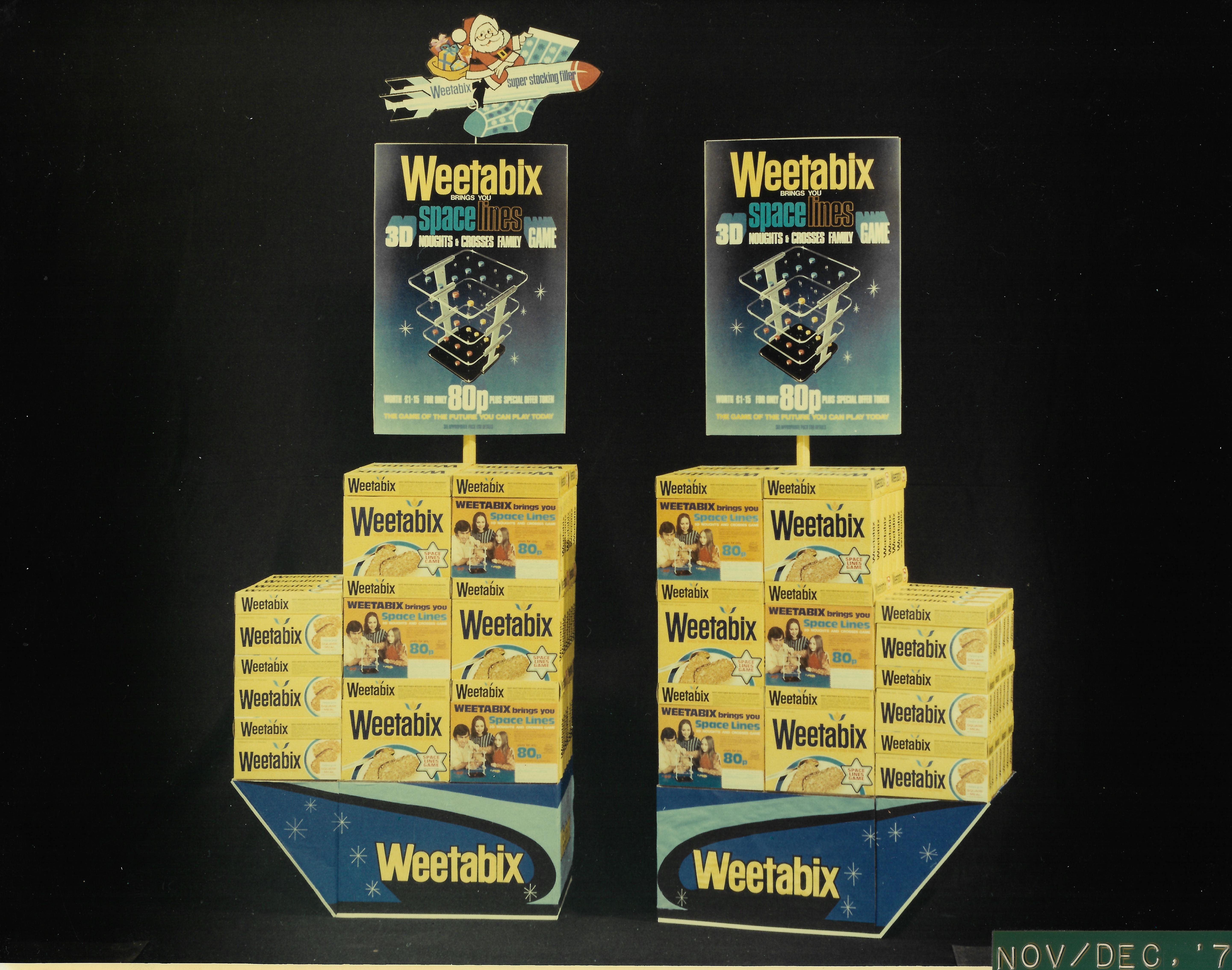 1971 Wetabix 3D Space Lines Game